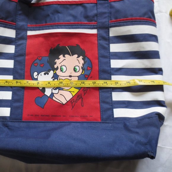 4/$14 BETTY BOOP vintage TOTE bag RETRO rare PURSE unique - Picture 8 of 11